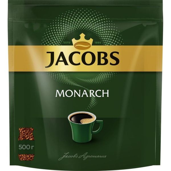 Кофе растворимый JACOBS Monarch 1 шт 0,5 кг